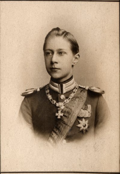 Portræt af prins William (1882-1951), tysk kronprins af French Photographer