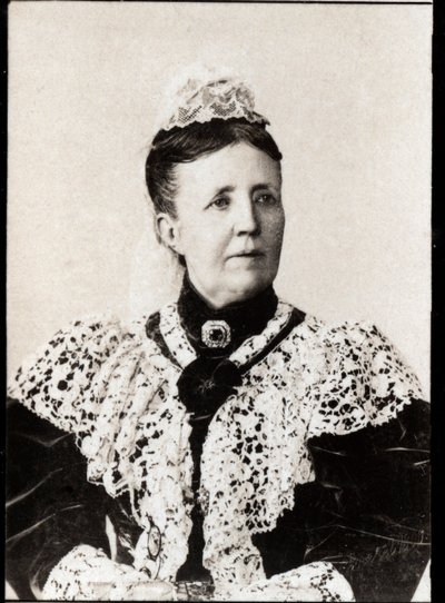 Portræt af Sophia af Nassau (1836-1913), dronning af Sverige og Norge. af French Photographer