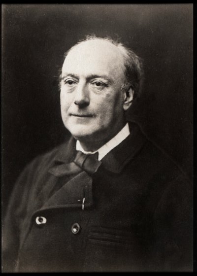 Portræt af Theodore de Banville (1823-1891), fransk digter. af French Photographer