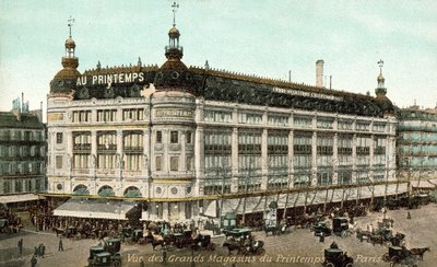 Printemps stormagasin, Paris (farvet foto) af French Photographer