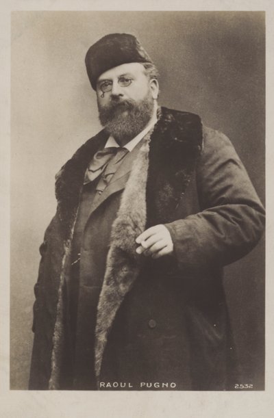 Raoul Pugno, fransk komponist, organist og pianist af French Photographer