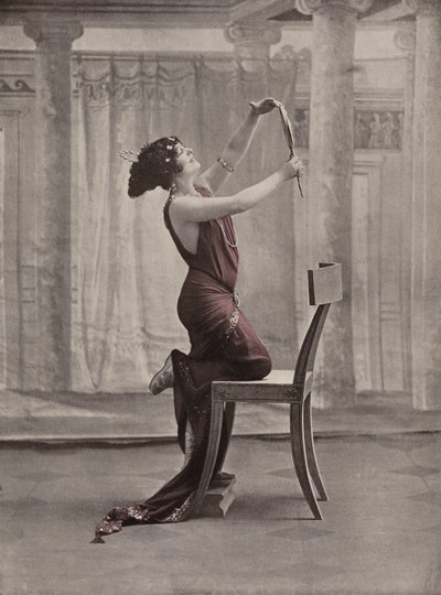 Regina Badet, fransk komedieskuespillerinde (farvefoto) af French Photographer
