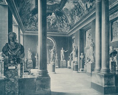 Årstidernes værelse, Louvre-museet (s/h-billede) af French Photographer