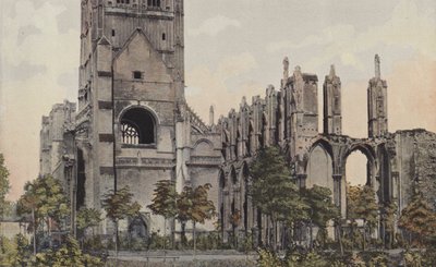 Saint-Omer, ruinerne af Saint-Bertin-klosteret af French Photographer