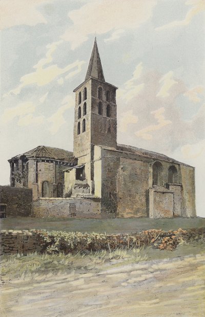 Saint-Papoul, Kirke, Ensemble N af French Photographer