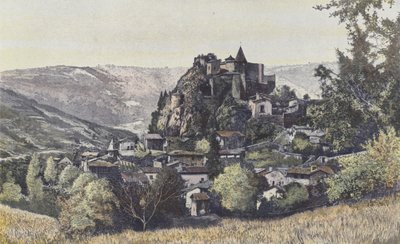 Saint-Paul-en-Cornillon, Udsigt over landsbyen Cornillon af French Photographer