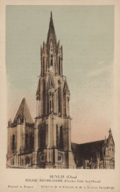 Senlis, Vor Frue Kirke af French Photographer