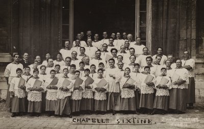 Det sixtinske kapel kor af French Photographer