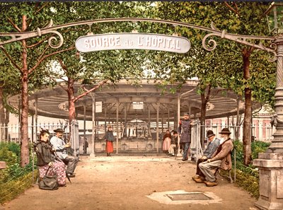 Hospitalets forår, Vichy, 1890-1900 af French Photographer
