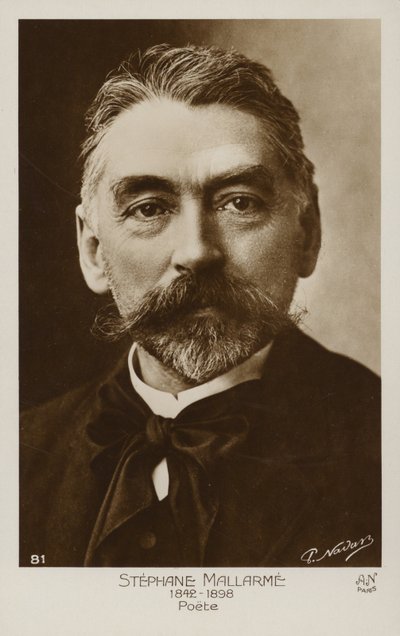 Stephane Mallarme (1842-1898), fransk digter af French Photographer