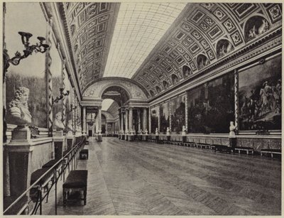 The Gallery of Battles at Versailles (s/h foto) af French Photographer
