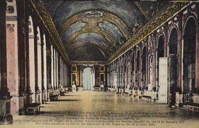 Spejlhallen, Versailles-paladset (farvefoto) af French Photographer