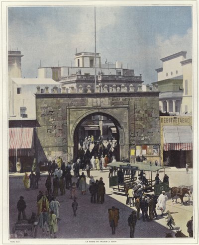 Havporten i Tunis af French Photographer