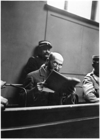 Retssagen mod Henri Desire Landru (1869-1922) 20. november 1921 af French Photographer