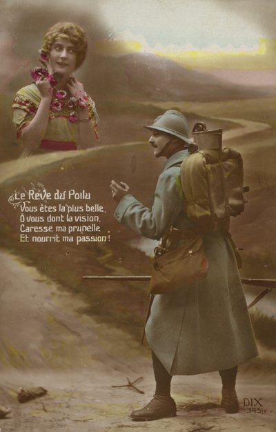 Drømmen om soldaten (tonet foto) af French Photographer