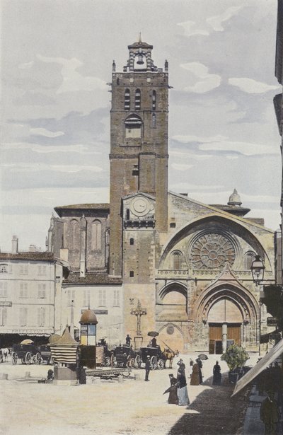Toulouse, Saint-Etienne Kirke, Facade O af French Photographer