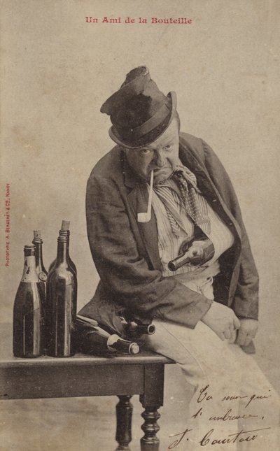 En flaskeven af French Photographer