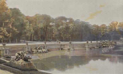 Versailles, Neptun-bassinet af French Photographer