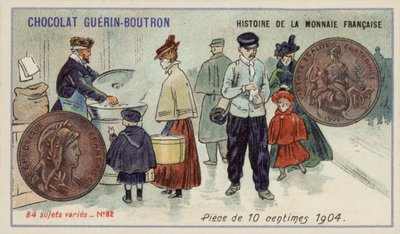 10 centimes styk af French School