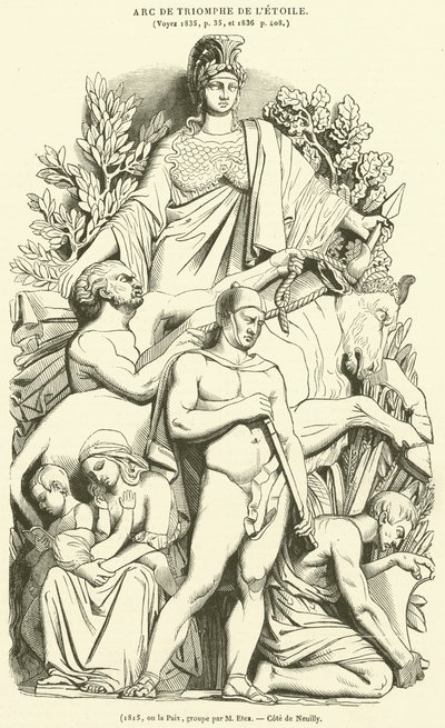 1815, eller Fred (gravering) af French School