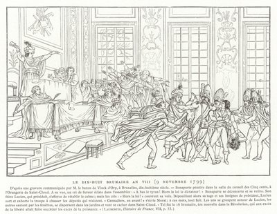 18 Brumaire, år VIII (9. november 1799) af French School