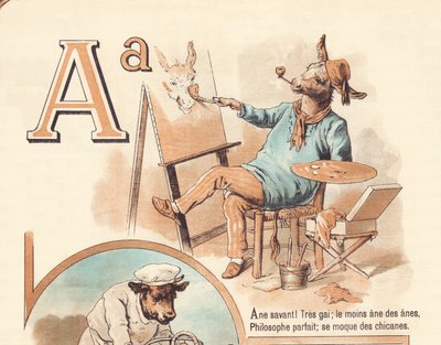 A: En videnskabsmand! Meget munter; den mindste anus, den perfekte filosof, gør grin med chikanerne af French School