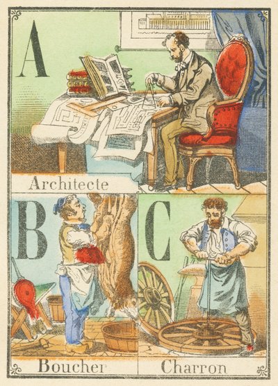 A B C: Arkitekt, Slagter, Charron af French School
