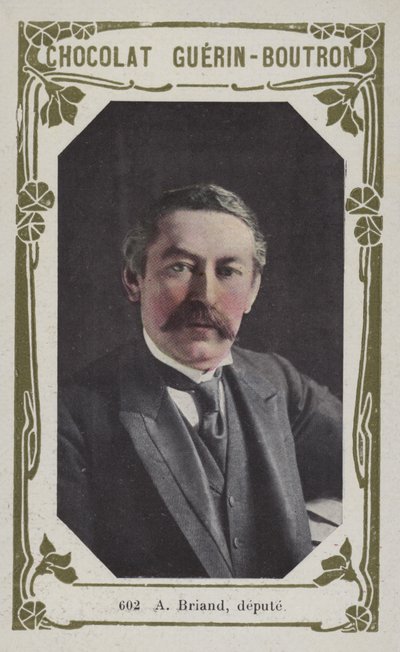 En Briand, stedfortræder (farvet foto) af French School