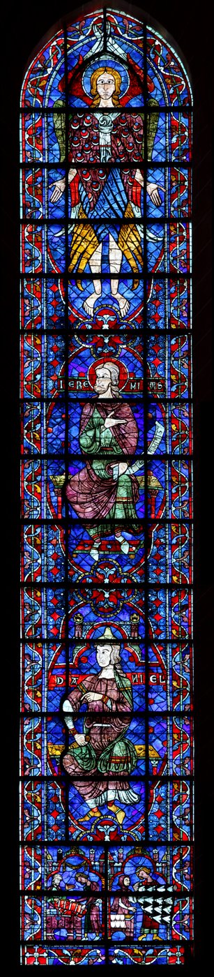 En Cheruhim. Jeremias, Daniel donerer buntmagerne (w104) af French School