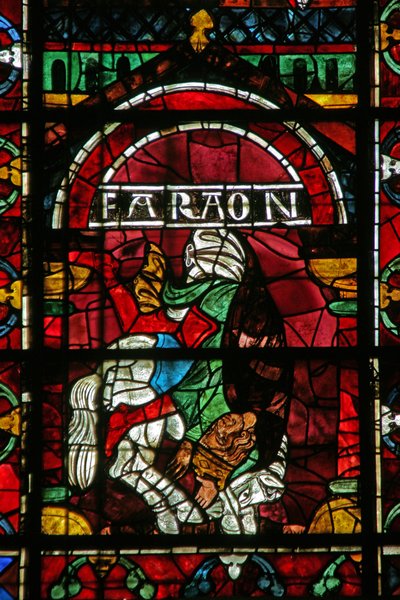 Ein Pharao ertrinkt im Roten Meer von French School