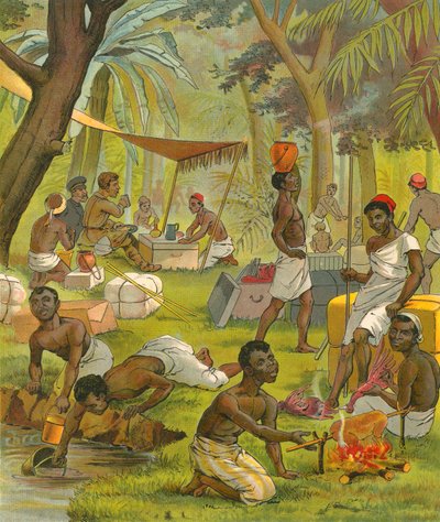 En pause i Afrika af French School