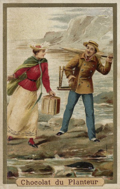 En gåtur ved havet af French School