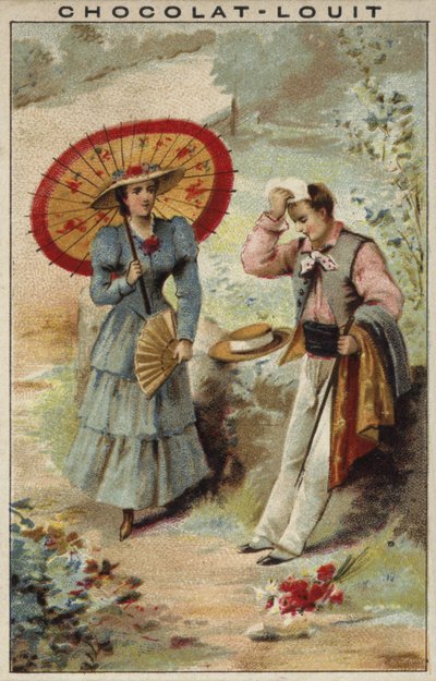 En gåtur på en varm dag af French School