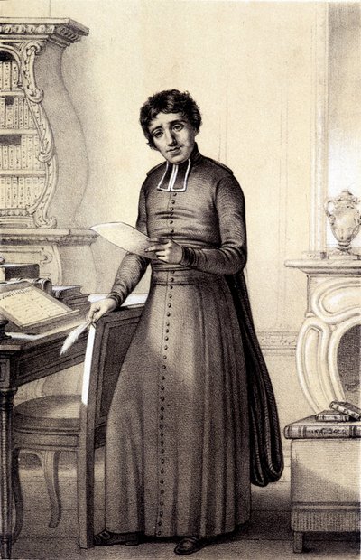 Abbe Emmanuel Joseph Sieyes - i "Galerie historique de la Revolution francaise" af Albert Maurin af French School