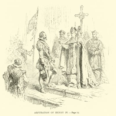 Abschwörung Heinrichs IV. von French School