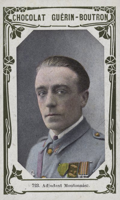 Warrant Officer Moutonnier (farvet foto) af French School