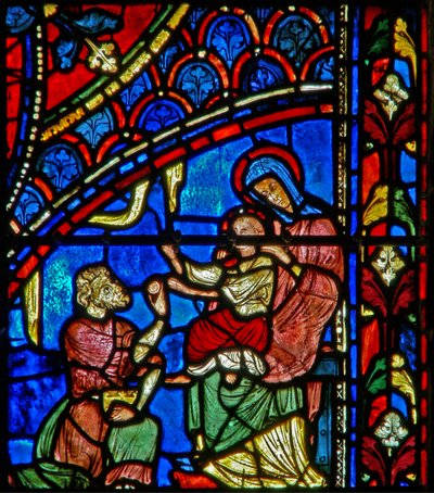 Tilbedelse af Magi (w28b) af French School