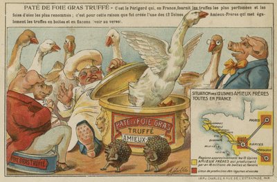 Annonce for Amieux Freres Pate de Fois Gras af French School