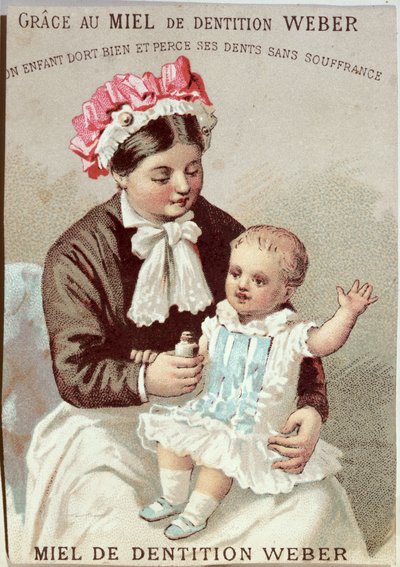 Annonce for Weber-bydningsgelé, ca. 1880-90 af French School