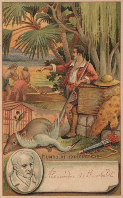 Alexander von Humboldt, preussisk geograf, naturforsker og opdagelsesrejsende af French School