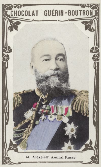 Alexeieff, Amiral Russe (farvet foto) af French School