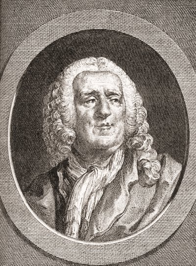 Alexis Piron, 1689 1773. Fransk epigrammatiker og dramatiker. Fra Les Heures Libres udgivet 1908. af French School