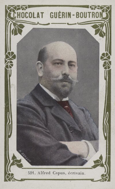 Alfred Capus, ecrivain (farvet foto) af French School