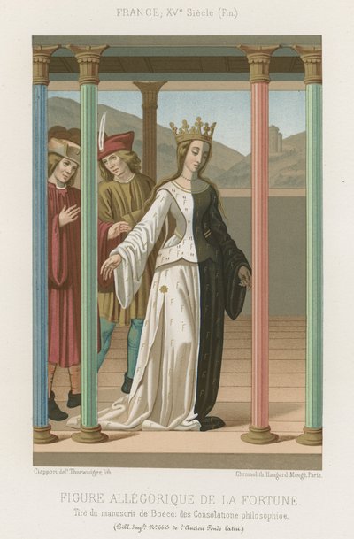 Allegorisk formuefigur af French School