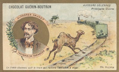 Alphonse Daudet (1840-1897), fransk forfatter og dramatiker, forfatter til "Tartarin de Tarascon" (1872) af French School