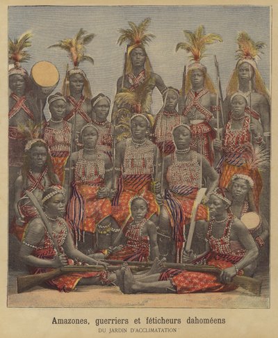 Amazoner, krigere og heksedoktorer fra Dahomey af French School