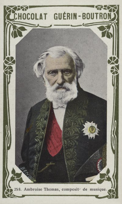 Ambroise Thomas, musikkomponist (farvet foto) af French School