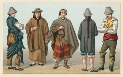 Amerika kostume af French School