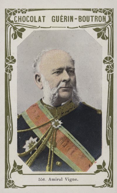 Amiral Vigne (farvet foto) af French School