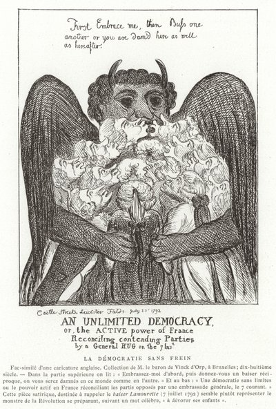 Et ubegrænset demokrati, 1792 af French School
